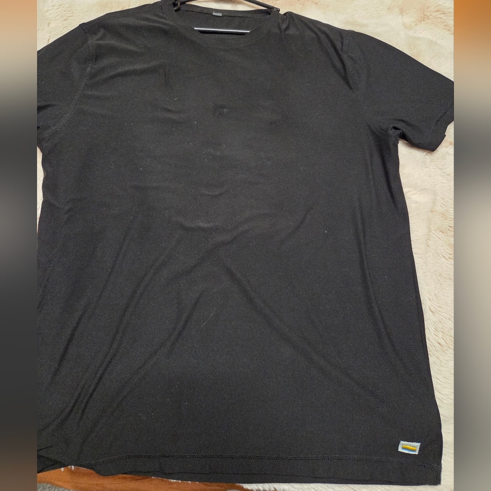 Mens Black Vuori Strato Tech T Shirt
